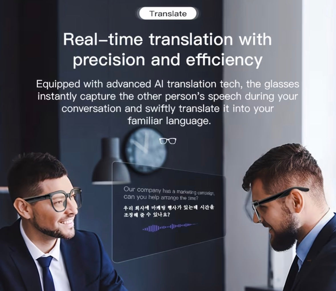 Rephore V1 - Smart AI HD Kameralı Akıllı Gözlük